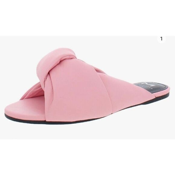 MARC FISHER - 🎉HP🎉 L Sz 5.5 “Ogalia” Pink Puffy Leather Slides. NEW IN BOX - Picture 11 of 16